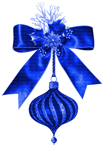 Christmas.Winter.Deco.Blue - δωρεάν png