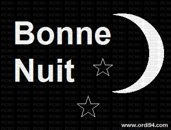 bonne nuit - Darmowy animowany GIF