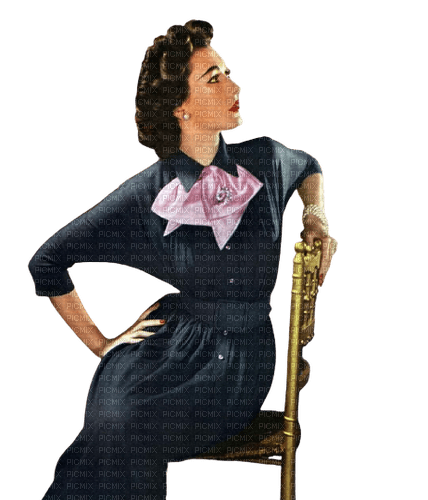 kikkapink vintage woman - kostenlos png