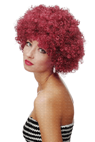 Kaz_Creations Woman-Femme-Wig - PNG gratuit