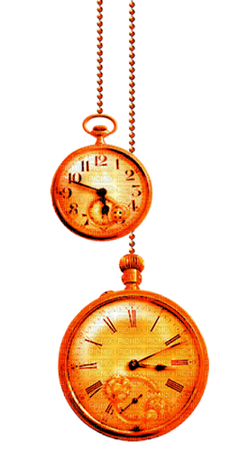 Steampunk.Clocks.Orange - png gratis