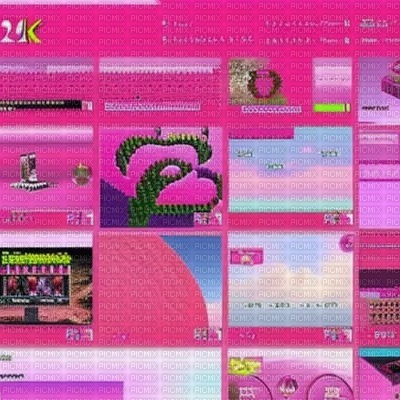 Pink Digital Background - 無料png