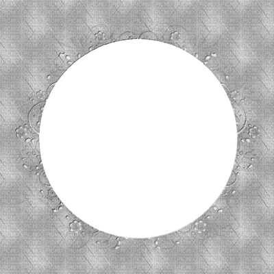 minou-frame-round-gray - ücretsiz png