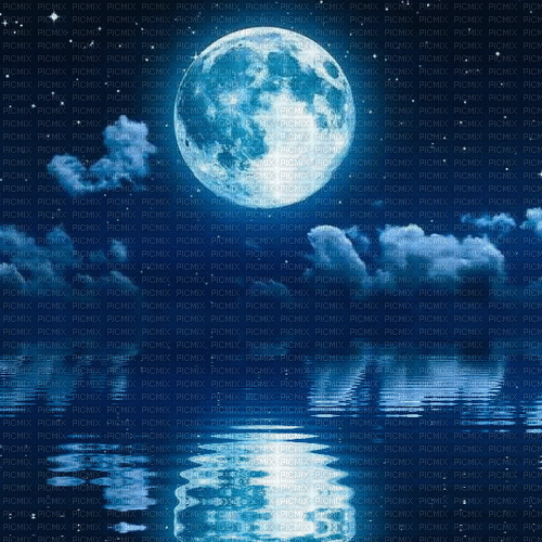 Mondnacht - Ilmainen animoitu GIF