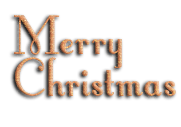kikkapink merry christmas text sepia glitter - PNG gratuit