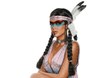 American Indian woman bp - ilmainen png