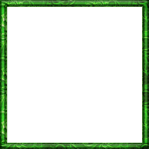 frame green floral pattern - GIF animado grátis