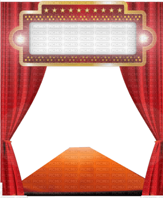 Kaz_Creations Curtains Stage - png gratis
