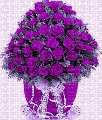 purple bouquet - GIF เคลื่อนไหวฟรี