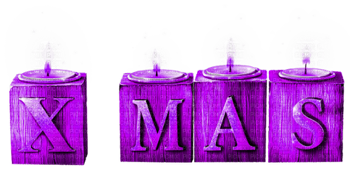 Christmas.Candles.Purple - δωρεάν png