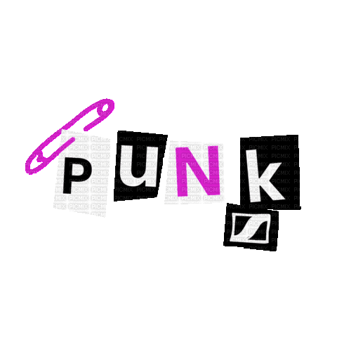 punk - GIF animado gratis