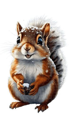 hiver écureuil - ücretsiz png