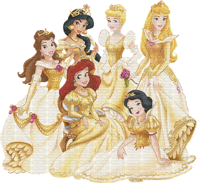 Princesas - Бесплатный анимированный гифка