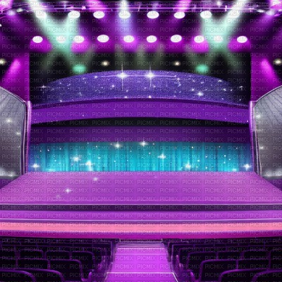 Purple Music Stage - png ฟรี