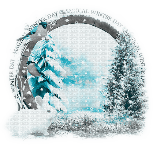soave background transparent vintage winter circle - kostenlos png