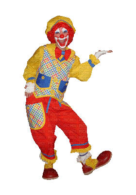 Kaz_Creations Party Circus  Clown Performer Costume - GIF animé gratuit