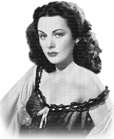 soave woman vintage face hedy lamarr black white - zadarmo png