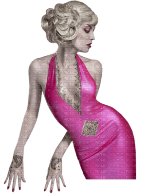 Kaz_Creations Woman Femme Pink - bezmaksas png
