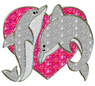LOVE DOLPHINS - Free animated GIF