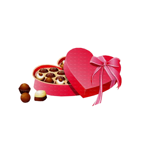 kikkapink heart chocolate valentine deco - png gratis