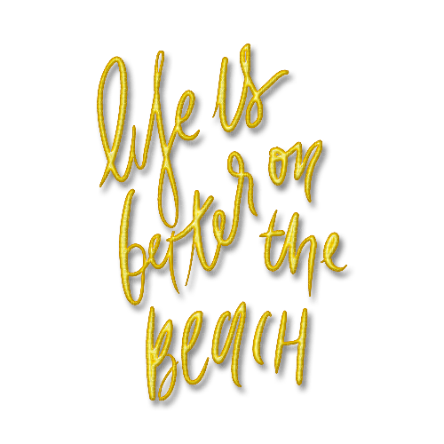text summer deco quote dolceluna yellow - Free PNG