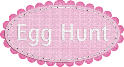 Kaz_Creations Deco Logo Text Egg Hunt Colours - 無料png