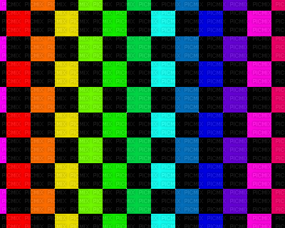 flashing rainbow checkers - GIF animé gratuit
