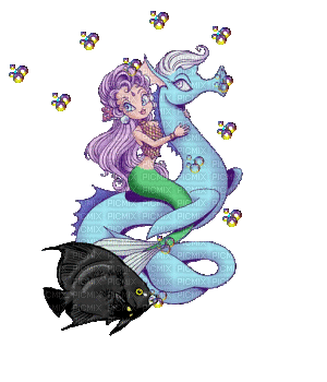 Mermaid 020 - 無料のアニメーション GIF