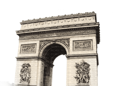 Arc de Triomphe Triumphal arch Triumphbogen denkmal monument tube paris city deco - 無料png