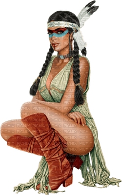 indian indianer indien woman femme frau    western wild west  occidental  wilde westen ouest sauvage  tube native american america - бесплатно png