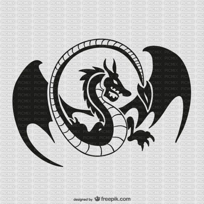 dragon shiloett - besplatni png