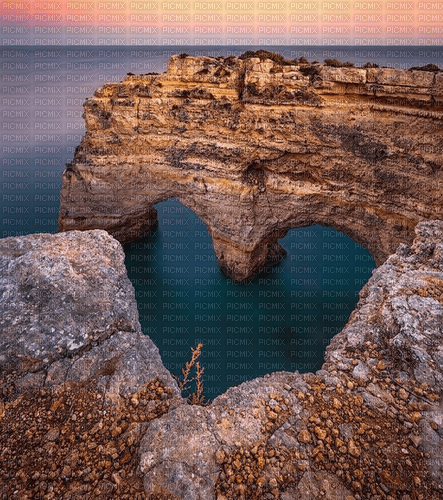 Rena Hintergrund Landschaft Felsen Meer - ilmainen png