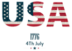 Kaz_Creations USA American Independence Day Text - png gratis