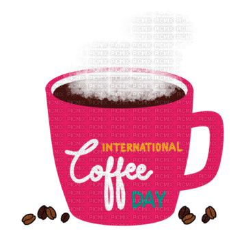 International Coffee Day Text - Bogusia - ilmainen png