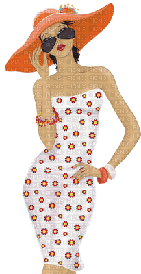 MMarcia femme woman vintage - PNG gratuit