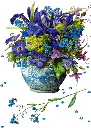 loly33 vase fleur - безплатен png