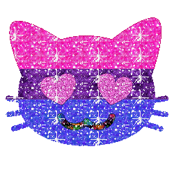 Bi pride cat emoji - GIF เคลื่อนไหวฟรี
