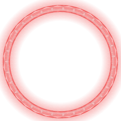 red glowing christmas circle frame - png ฟรี