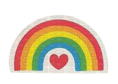 Vintage Rainbow Sticker - PNG gratuit