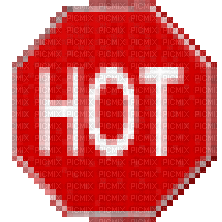 hot - GIF animado gratis