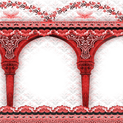 SOAVE FRAME INDIA red - Free PNG