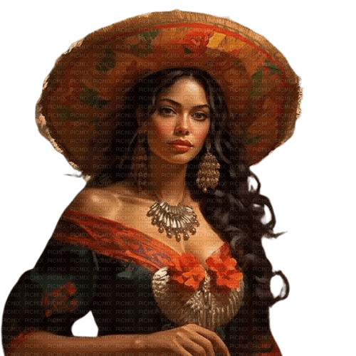 loly33 femme mexicaine - png gratis