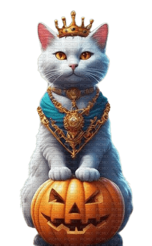 halloween, cat, katze, herbst, autumn - Free PNG