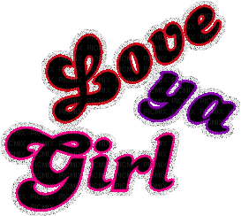 Love ya girl - GIF animado grátis