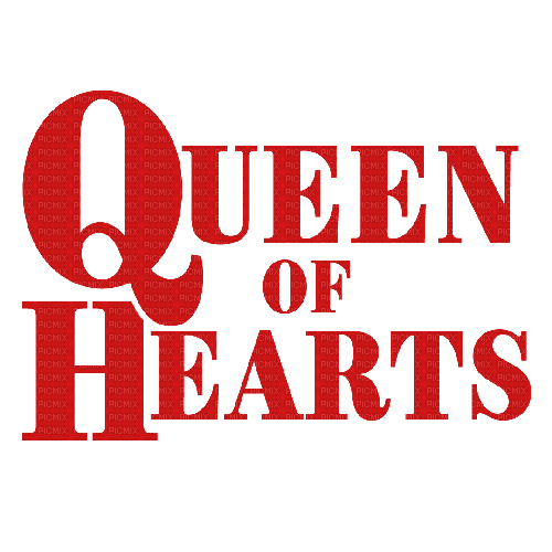 queen of heart alice in wonderland ❤💗 logo - png grátis