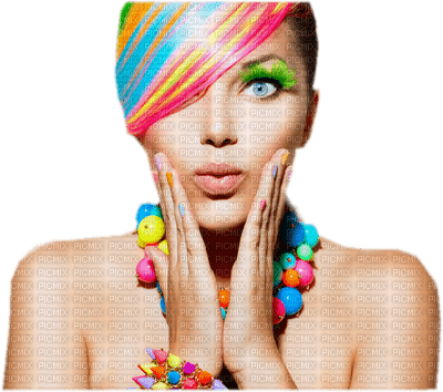 Kaz_Creations Woman Women Femme Colours - png gratis