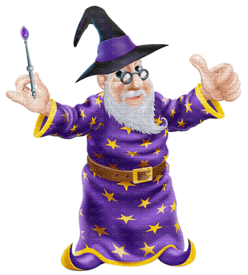 Kaz_Creations Cartoons Cartoon Wizard - png gratis