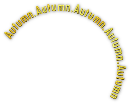 soave text autumn circle yellow - png gratuito