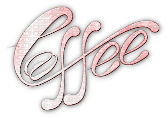 soave text coffee pink - 無料png