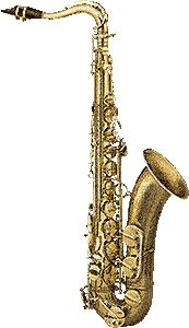 Saxophone ** - GIF animé gratuit